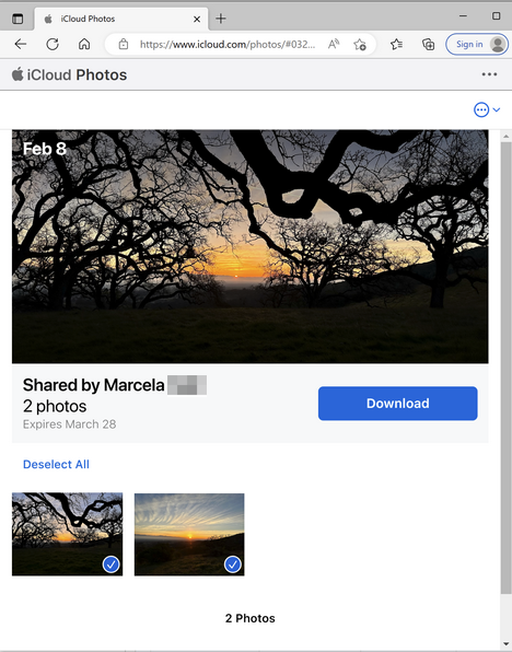 non-apple receiver icloud webpage